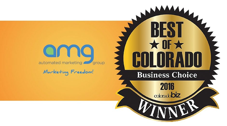 Automated Marketing Group in Denver wins Best Marketing Advertising Agency in Colorado